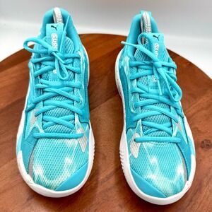 Puma Super Mario Sunshine RS-Dreamer‎ Basketball Shoes Blue 195077-01 Youth 6C